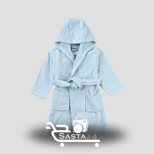 DKNY Baby/Toddler Jacquard Bathrobe Set (3-Pack) | Blue, Pink, White | 3-24 Months | Overstock/Unused