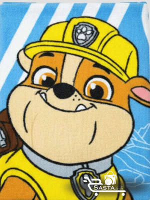 PAW Patrol Chase & Skye Kids Towel – Velour 100% Cotton, Single-Sided Print, 60 x 150 cm, Overstock/Unused