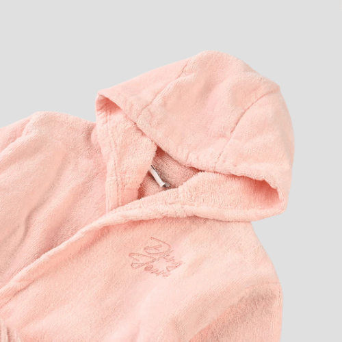 DKNY Baby/Toddler Embroidered Bathrobe Set (3-Pack) | Blue, Pink, White | 3-24 Months | Overstock/Unused