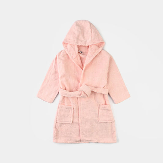 DKNY Kids Baby Pink Jacquard Bathrobe – Soft, Cozy & Stylish