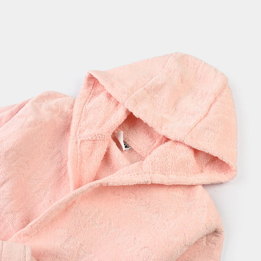 DKNY Kids Baby Pink Jacquard Bathrobe – Soft, Cozy & Stylish